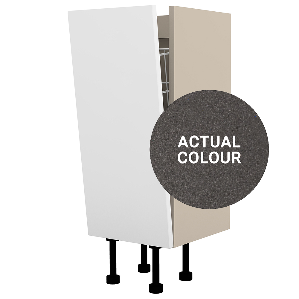 Image of Duarti By Calypso Cascade 300mm Full Depth Laundry Unit - Galaxy Grey