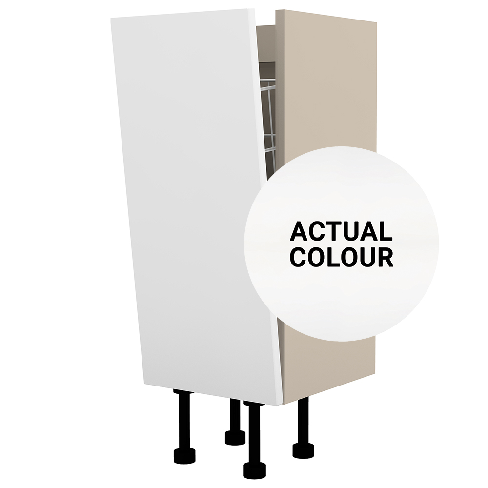 Image of Duarti By Calypso Cascade 300mm Full Depth Laundry Unit - Mirror White