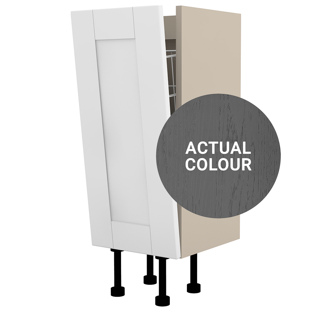 Image of Duarti By Calypso Highwood 300mm Full Depth Laundry Unit - Panther Grey