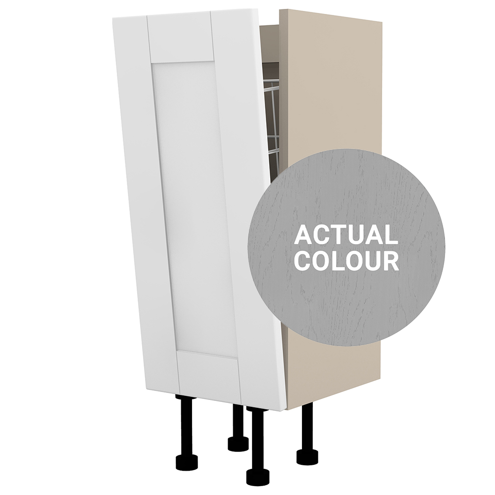 Image of Duarti By Calypso Highwood 300mm Full Depth Laundry Unit - Fossil Grey