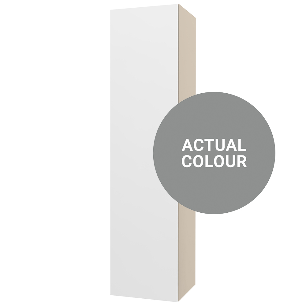 Image of Duarti By Calypso Cascade 300mm Slimline 1 Door Wall Hung Tower Unit - Twilight Grey