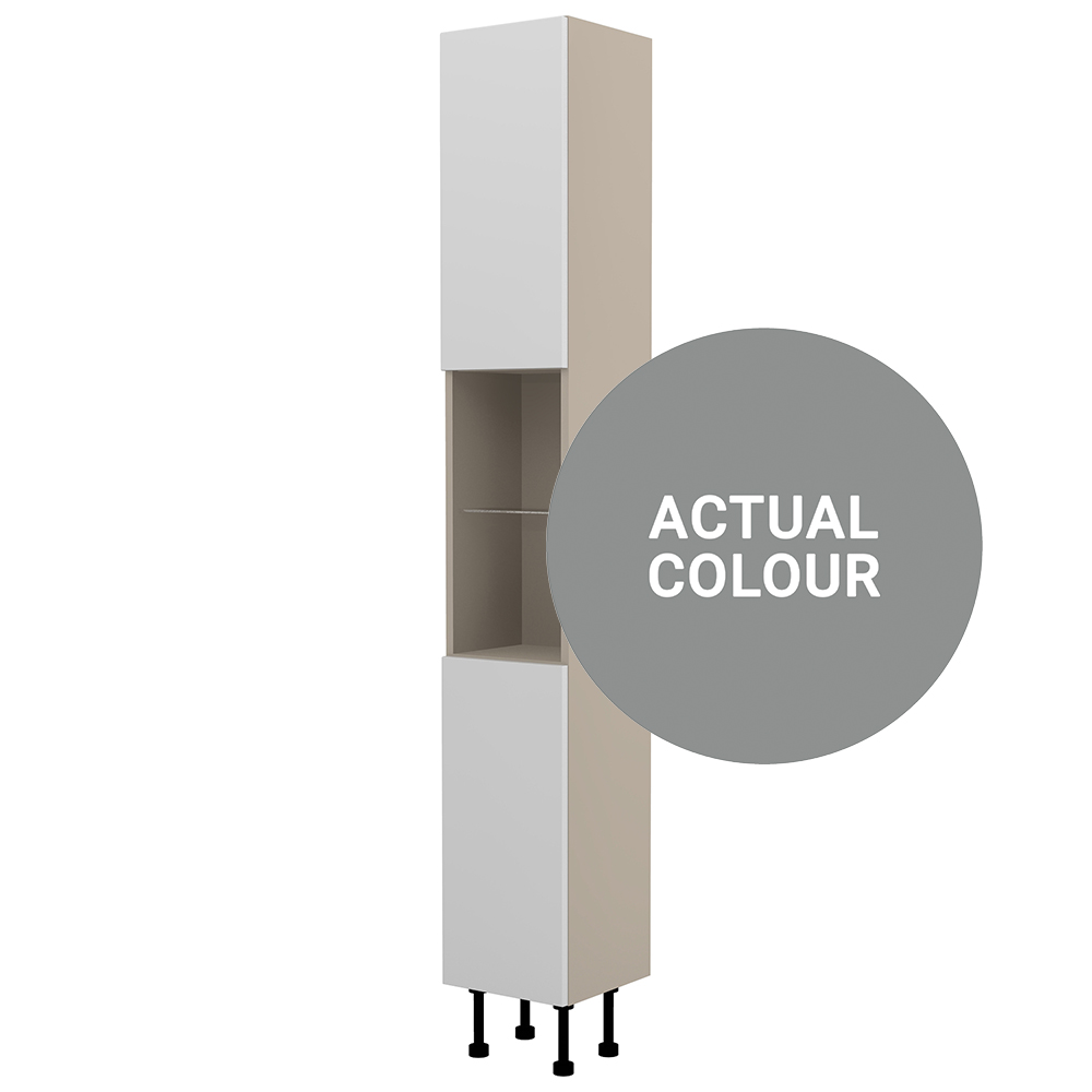 Image of Duarti By Calypso Cascade 300mm Full Depth High Rise Floor Standing Tower Unit - Twilight Grey