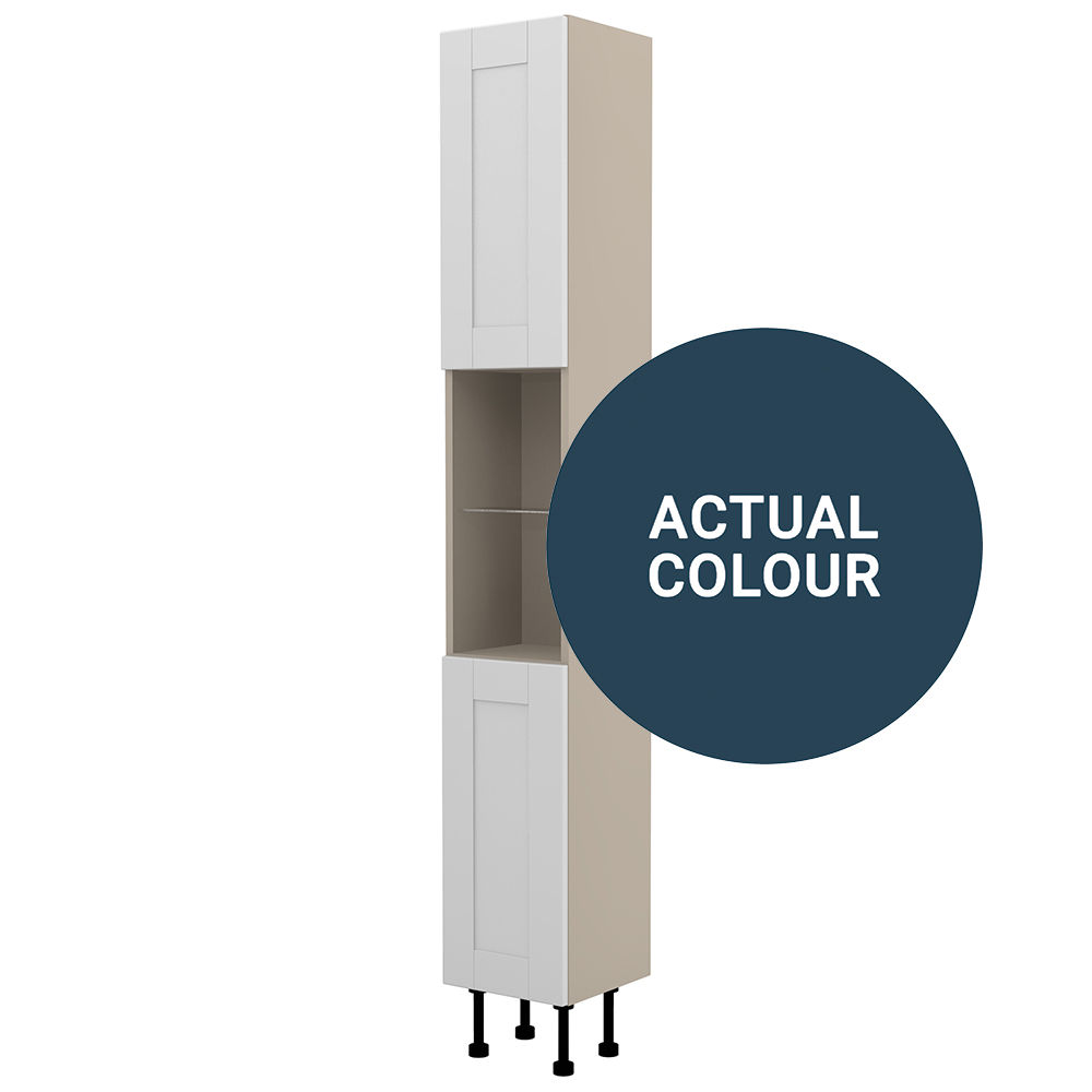 Image of Duarti By Calypso Highwood 300mm Full Depth High Rise Floor Standing Tower Unit - Twilight Blue