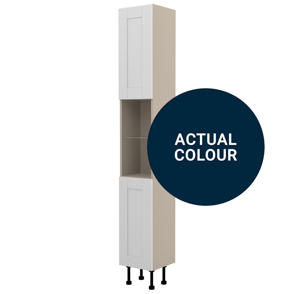 Image of Duarti By Calypso Highwood 300mm Full Depth High Rise Floor Standing Tower Unit - Midnight Blue