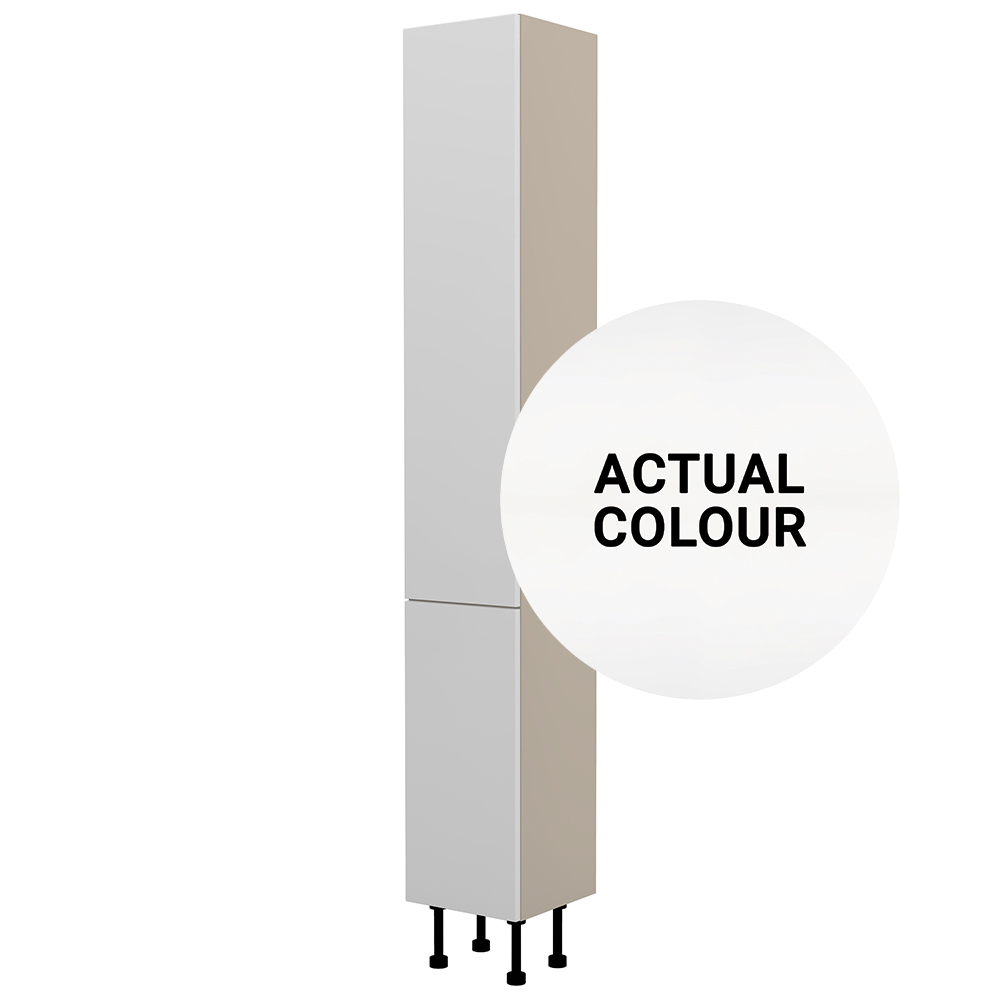 Image of Duarti By Calypso Cascade 300mm Full Depth High Rise Full Door Tower Unit - Mirror White