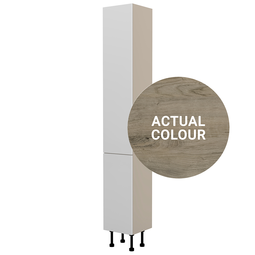 Image of Duarti By Calypso Cascade 300mm Full Depth High Rise Full Door Tower Unit - Grey Bark