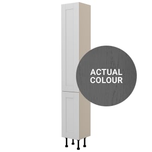 Duarti By Calypso Highwood 300mm Full Depth High Rise Full Door Tower Unit - Panther Grey