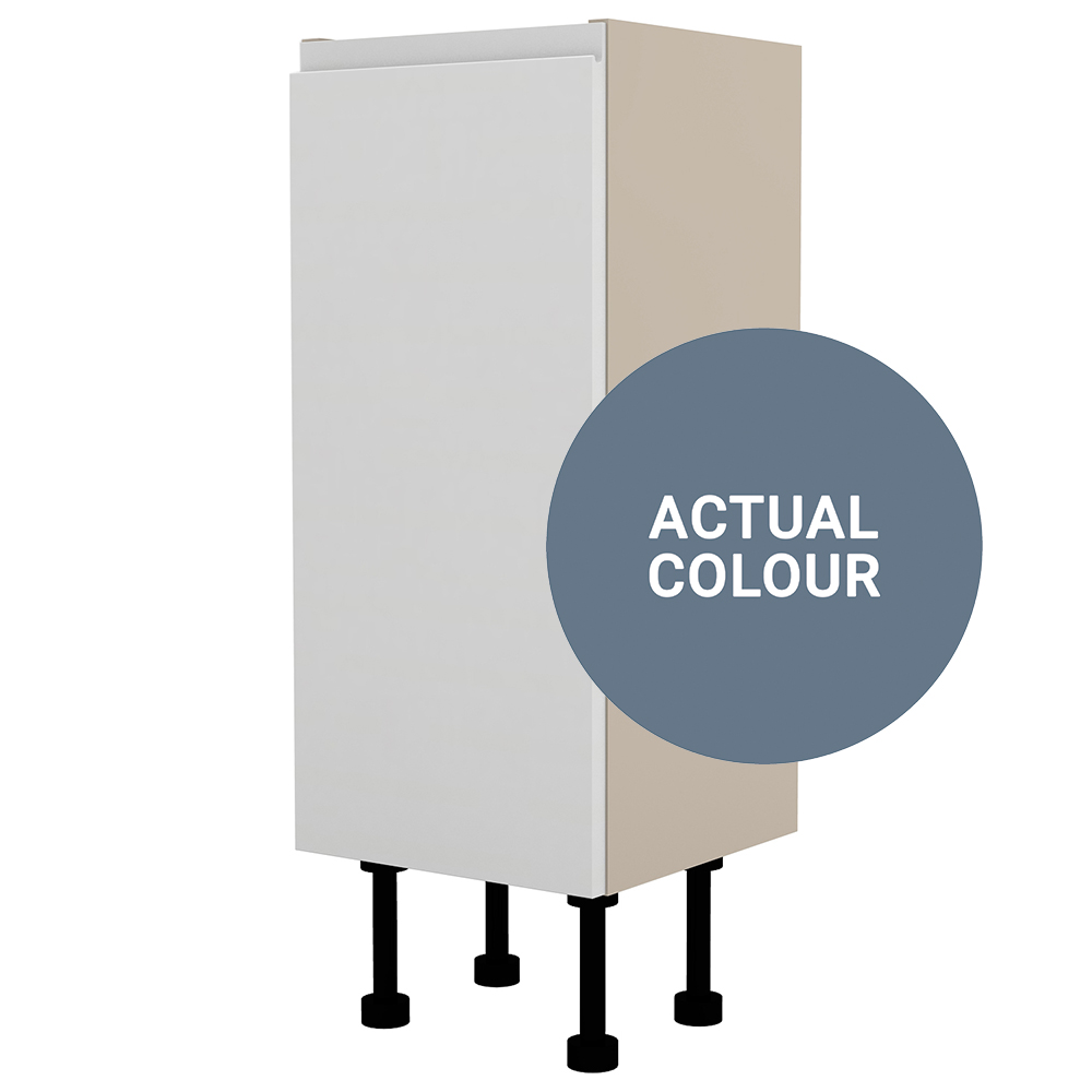 Image of Duarti By Calypso Beaufort Right Hand 300mm 1 Door Floor Standing Unit - Bermuda Blue