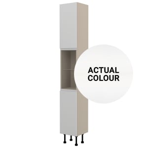 Duarti By Calypso Beaufort Right Hand 300mm Full Depth High Rise Tower Unit - White Varnish