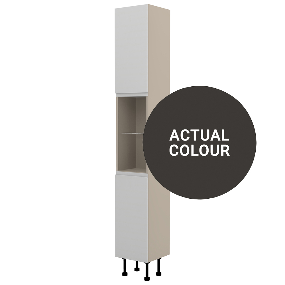 Image of Duarti By Calypso Beaufort Right Hand 300mm Full Depth High Rise Tower Unit - Ember Grey