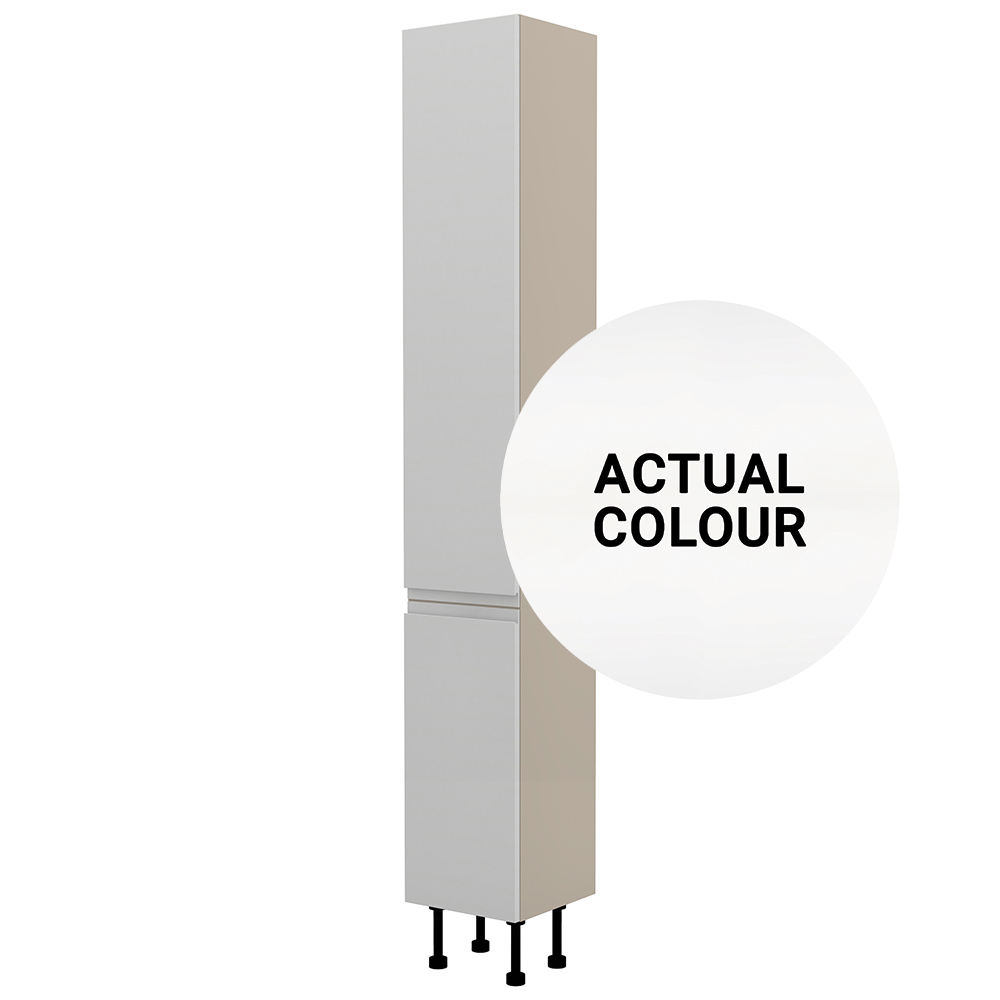 Image of Duarti By Calypso Beaufort Right Hand 300mm Full Depth High Rise Full Door Tower Unit - White Varnish