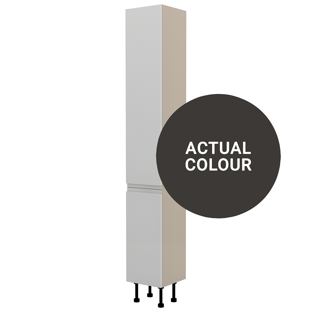 Image of Duarti By Calypso Beaufort Right Hand 300mm Full Depth High Rise Full Door Tower Unit - Ember Grey