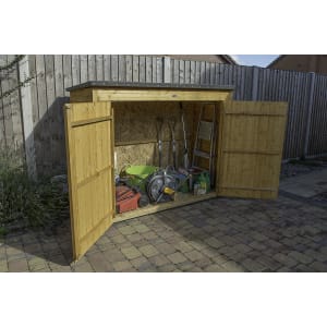 Forest Garden 4'9 x 6'4ft Dip Treated Large Outdoor Store