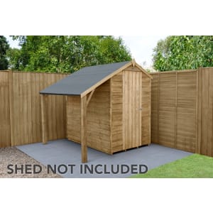 Forest Garden Lean To Shed Kit for 6 x 4 ft Overlap Pressure Treated Sheds