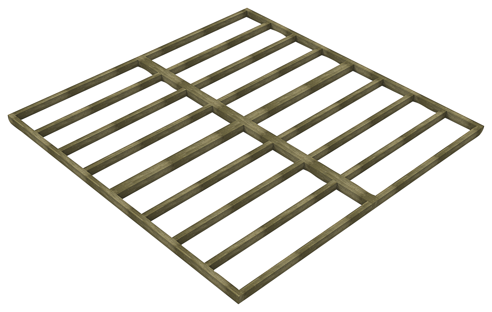 Forest Garden Shed Base for Overlap Sheds - 10 x 10ft