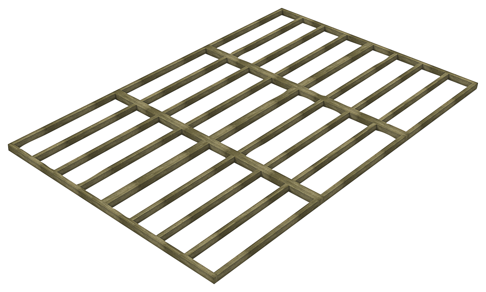Forest Garden Shed Base for Overlap Sheds - 15 x 10ft-6370 
