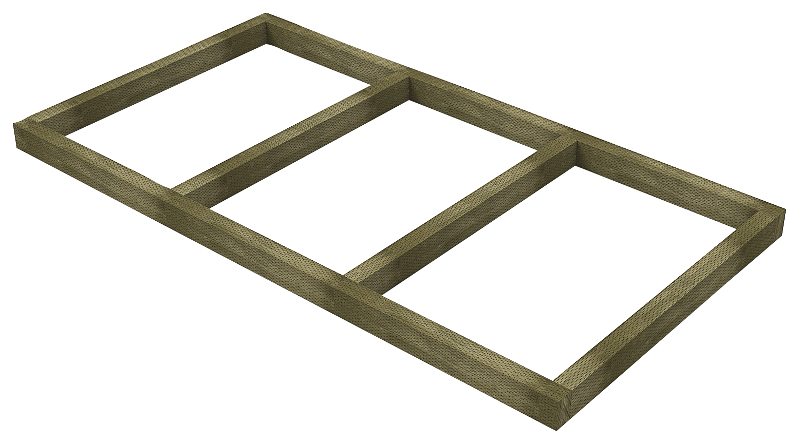 Forest Garden 6 x 3ft Shed Base for Overlap Sheds