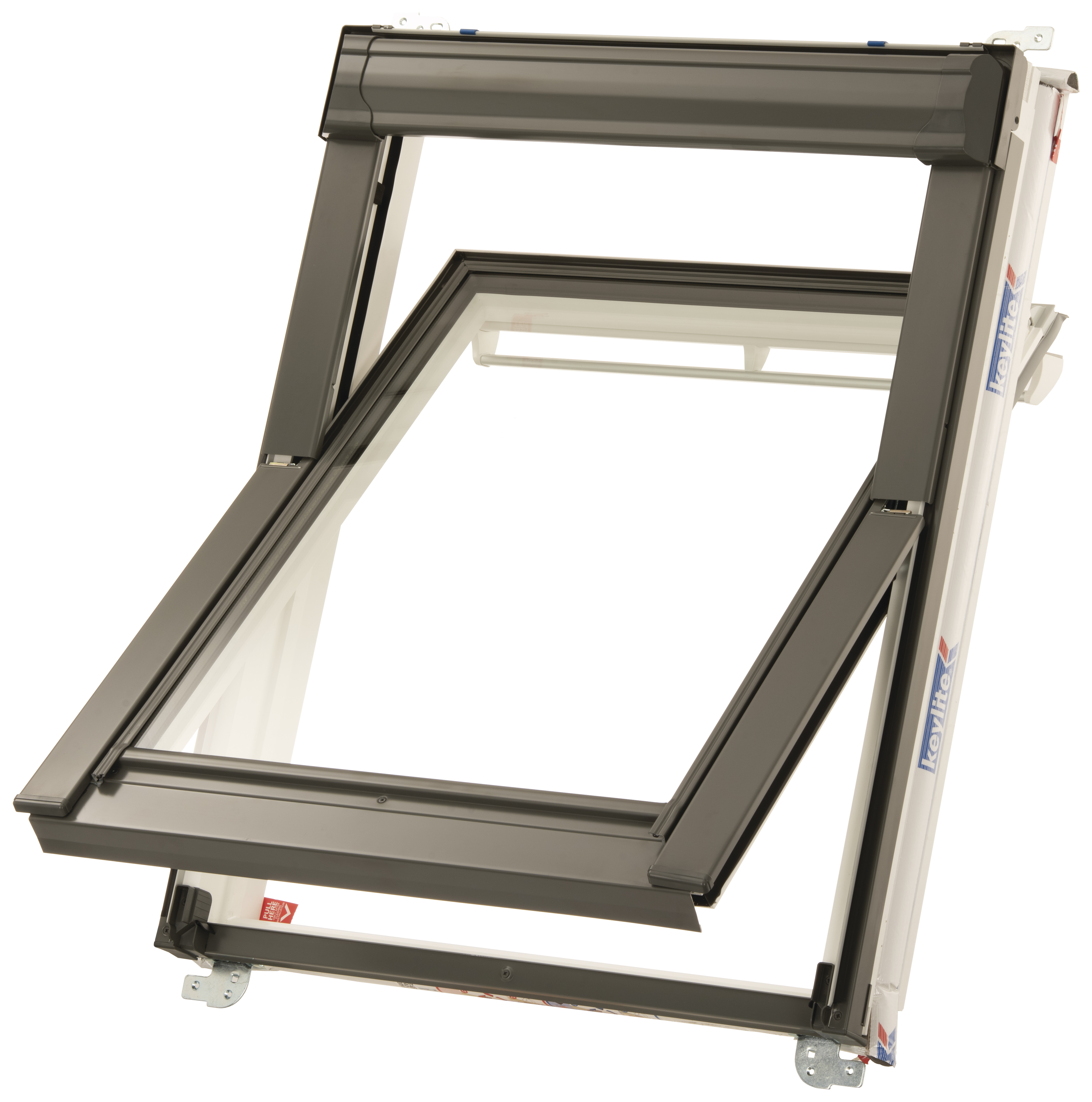 Image of Keylite WCP 01 HT White Painted Centre Pivot Hi-Therm Roof Window - 550 x 780mm