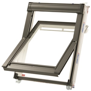 Image of Keylite WCP 04 HT White Painted Centre Pivot Hi-Therm Roof Window - 780 x 980mm