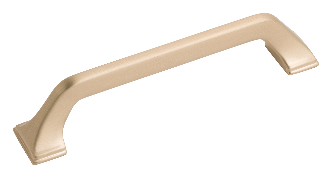 Image of Duarti By Calypso Alessia Brushed Brass Bow Handle - 150mm