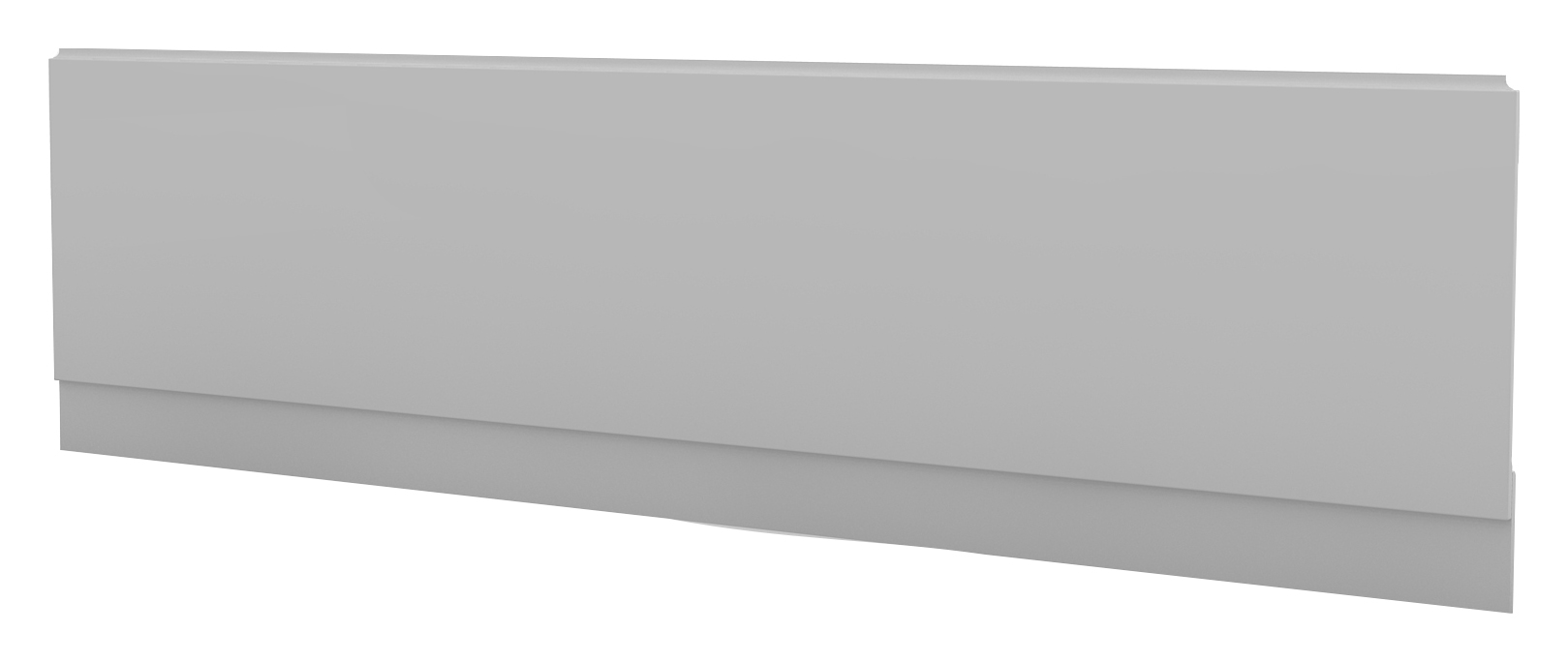 Image of Duarti By Calypso 1700mm Bath Front Panel with Plinth - White Varnish