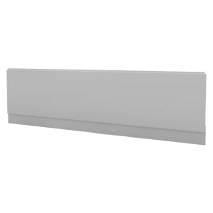 Duarti By Calypso 1800mm Bath Front Panel with Plinth - White Varnish