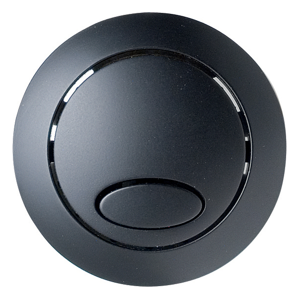 Duarti By Calypso Cistern Round Button For Duarti By Calypso Concealed Cistern - Matt Black