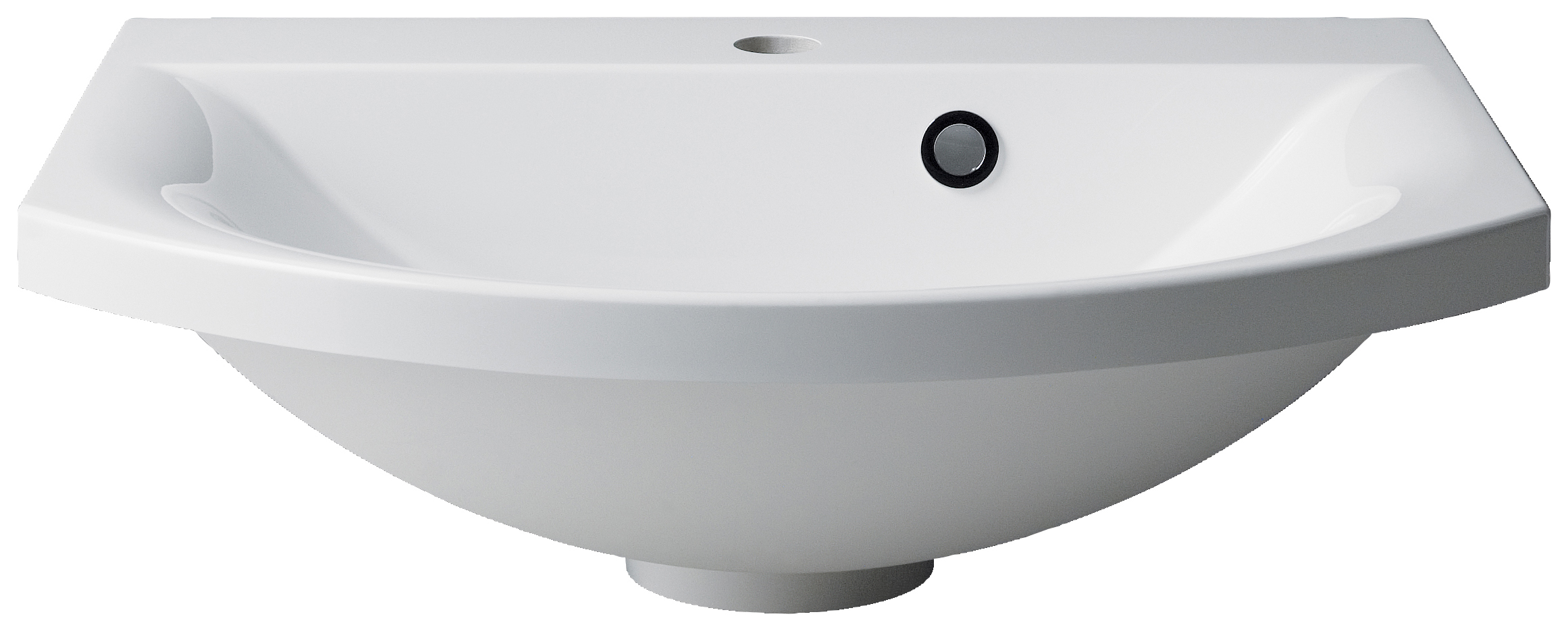 Image of Duarti By Calypso Belmont Semi Recessed Cast Marble Vanity Basin - 544mm