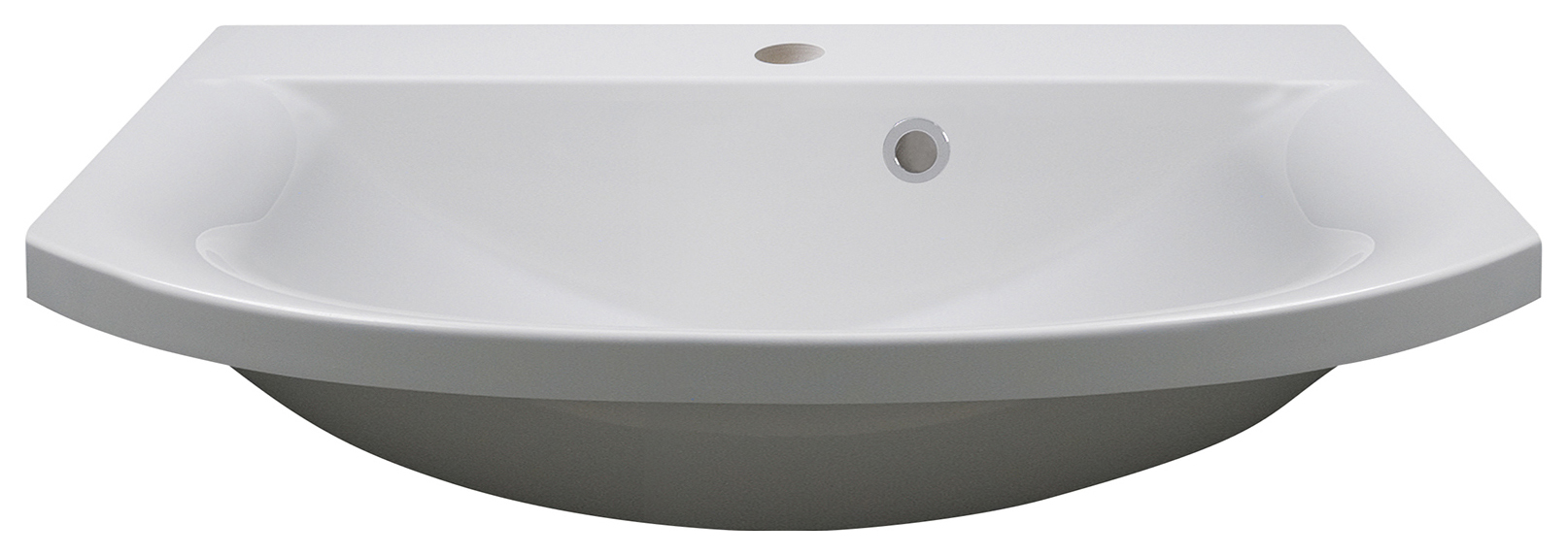 Image of Duarti By Calypso Belmont Semi Recessed Cast Marble Basin - 600mm