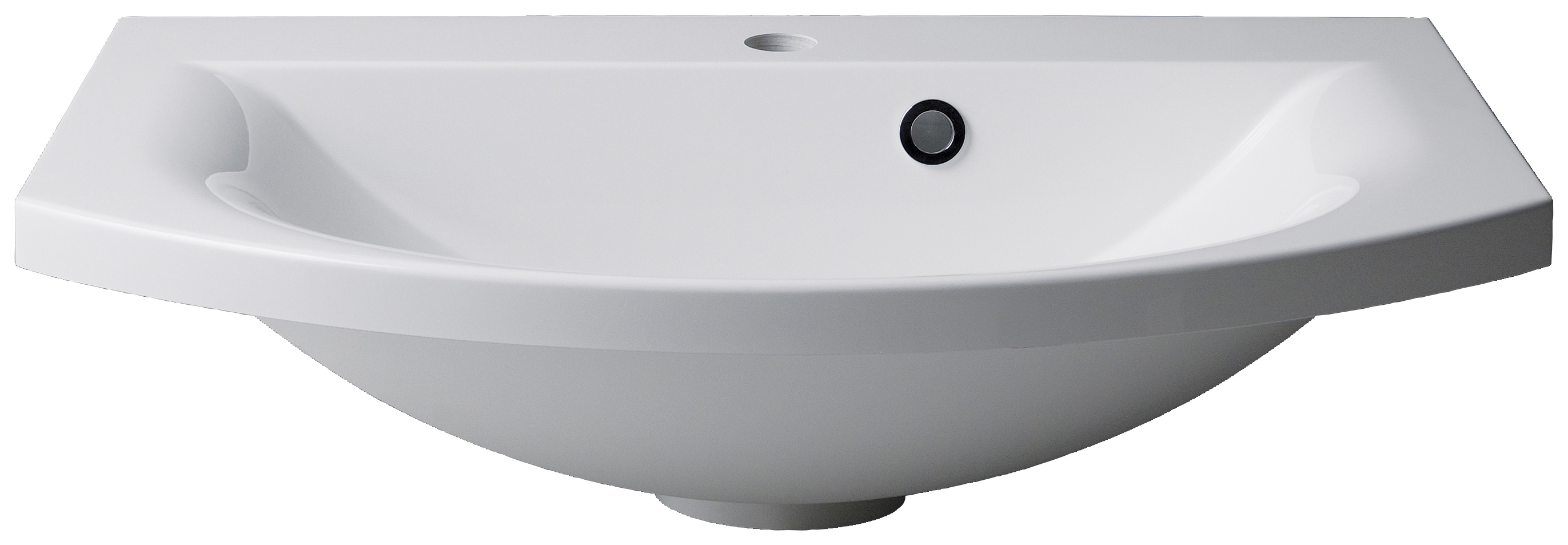 Duarti By Calypso Belmont Semi Recessed Cast Marble Vanity Basin - 644mm