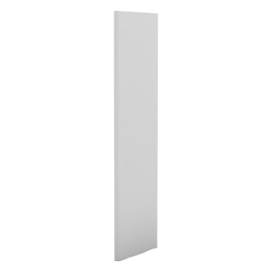 Duarti By Calypso White Varnish Universal Base End / Slimline Infill Panel Slimline - 220 x 811 x 18mm