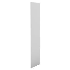 Duarti By Calypso White Varnish Universal Tall Wall End / Infill Panel - 220 x 1222 x 18mm