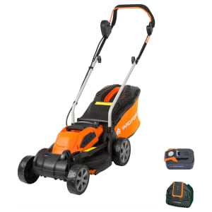 Yard Force LM G32 40V 32cm Cordless Lawnmower with 2.5Ah Li-ion Battery & Quick Charger