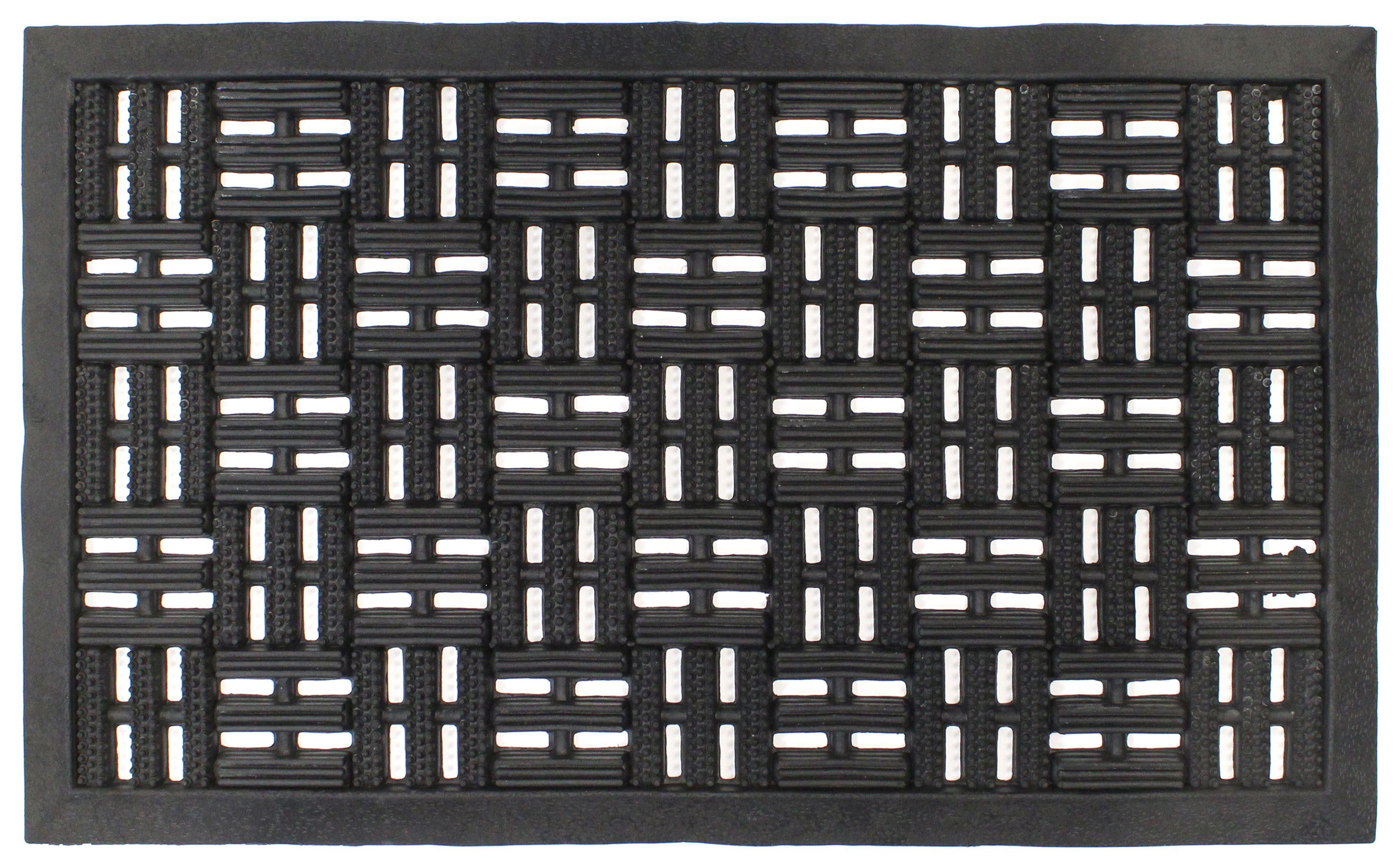Rubber Trellis Doormat - 45 x 75cm