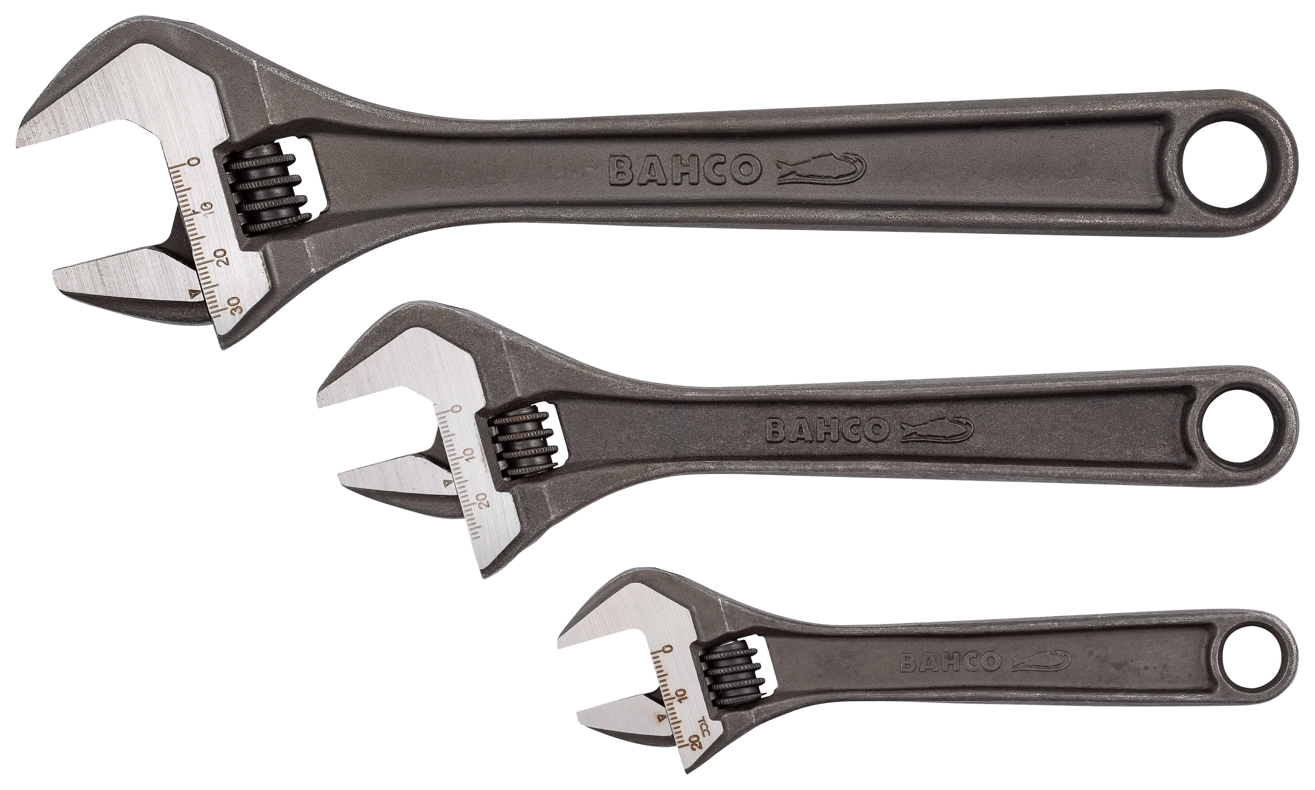 Image of Bahco BAHADJUST 3 Adjustable 3 Piece Wrenches Set