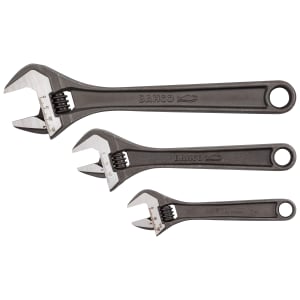 Image of Bahco BAHADJUST 3 Adjustable 3 Piece Wrenches Set