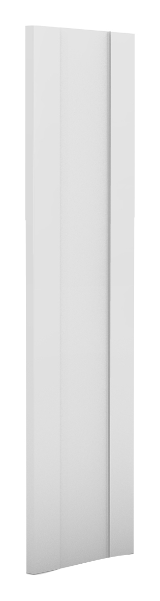 Image of Duarti By Calypso Matt White Highwood Base End / Slimline Infill Panel - 220 x 811 x 18mm