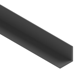 Cheshire Mouldings Black PVC Angle - 12 x 12 x 2400mm