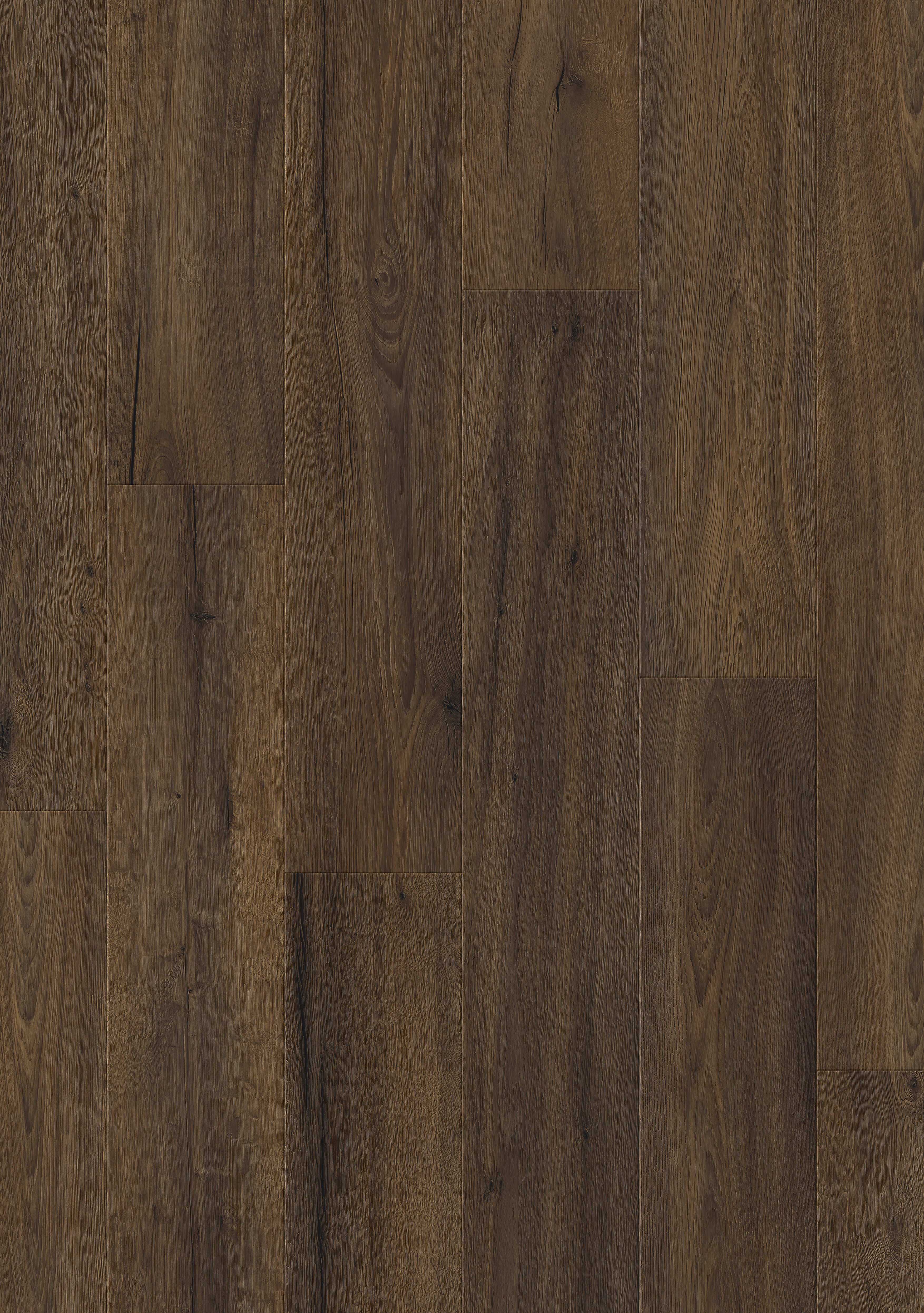 QuickStep Salto Titan Dark Brown Oak 12mm Water Resistant Laminate Flooring Sample Wickes.co.uk