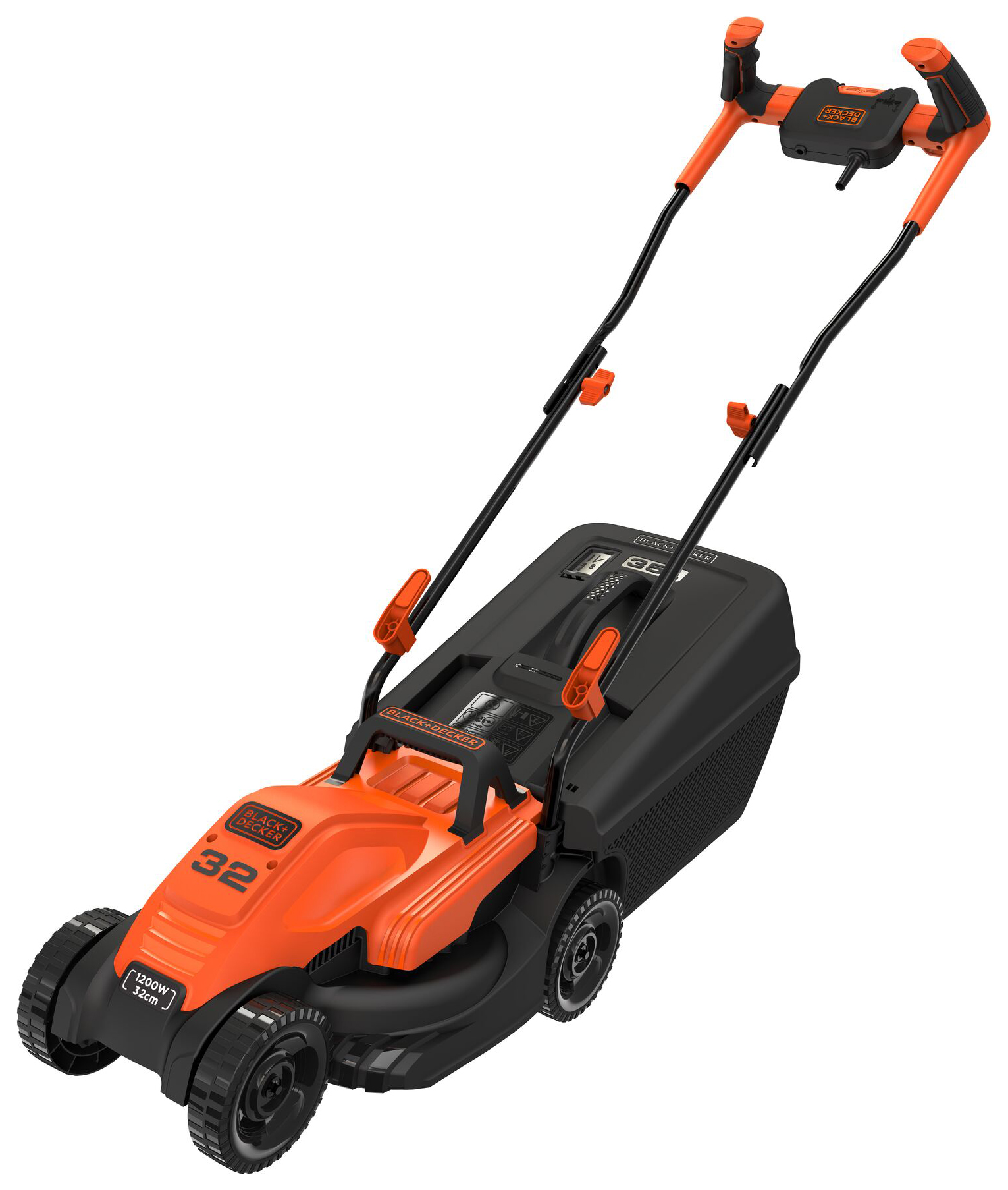 Black & Decker 32cm Mower with Ergonomic Handle - 1200W