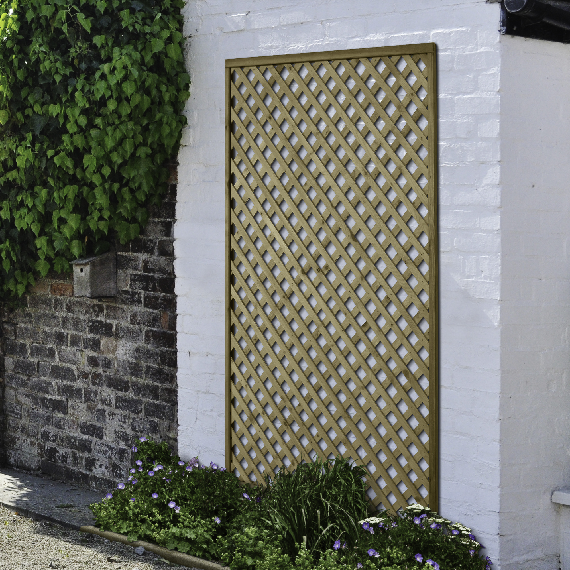 Image of Forest Garden Rosemore Lattice - 1800 x 1200mm - Pack of 4