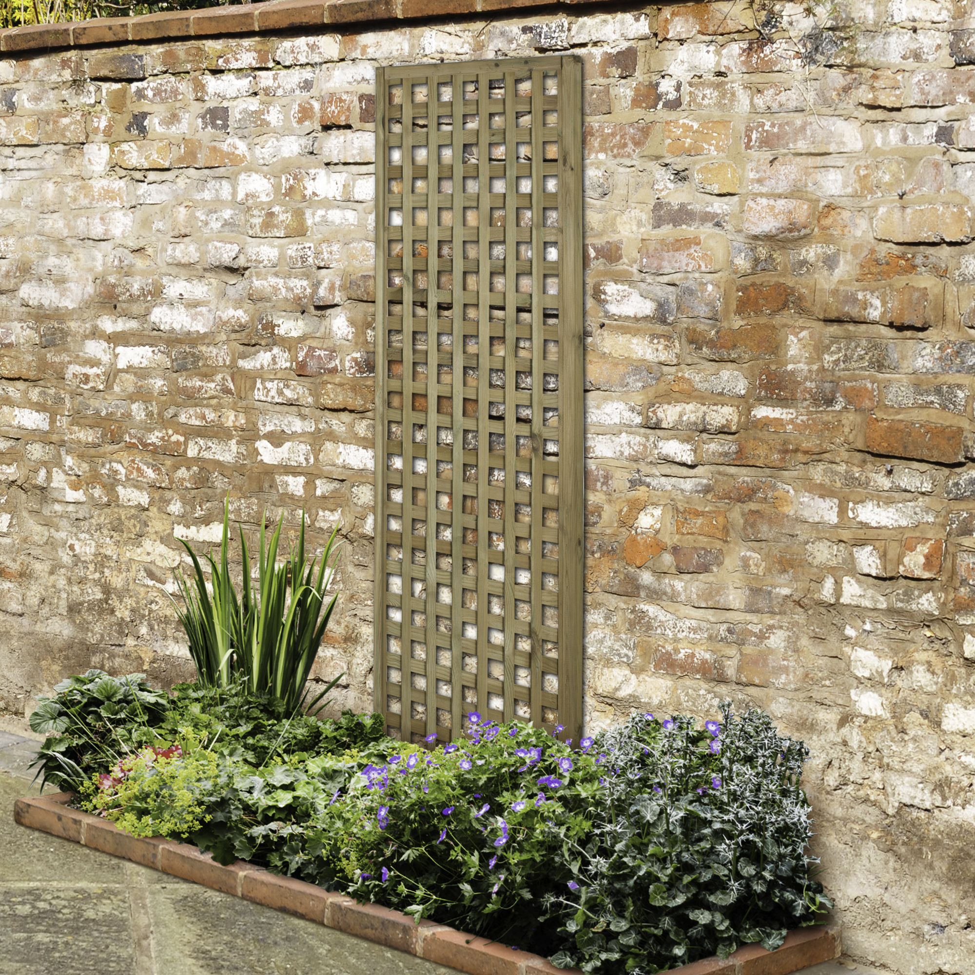 Image of Forest Garden Premium Framed Trellis - 1800 x 600mm - Pack of 10