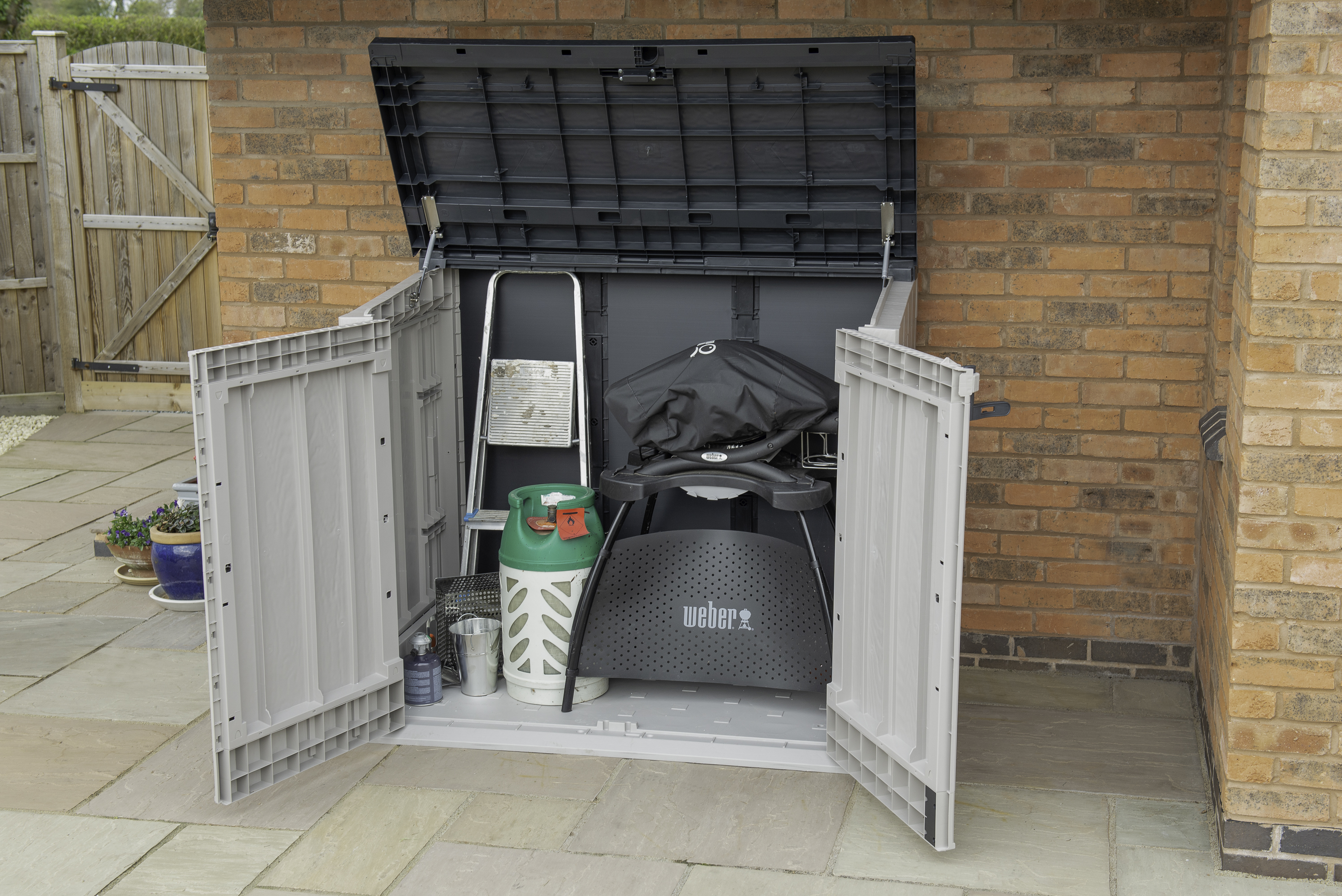 Image of Forest Garden Extra Large 1200L Garden & Bin Storage - Grey