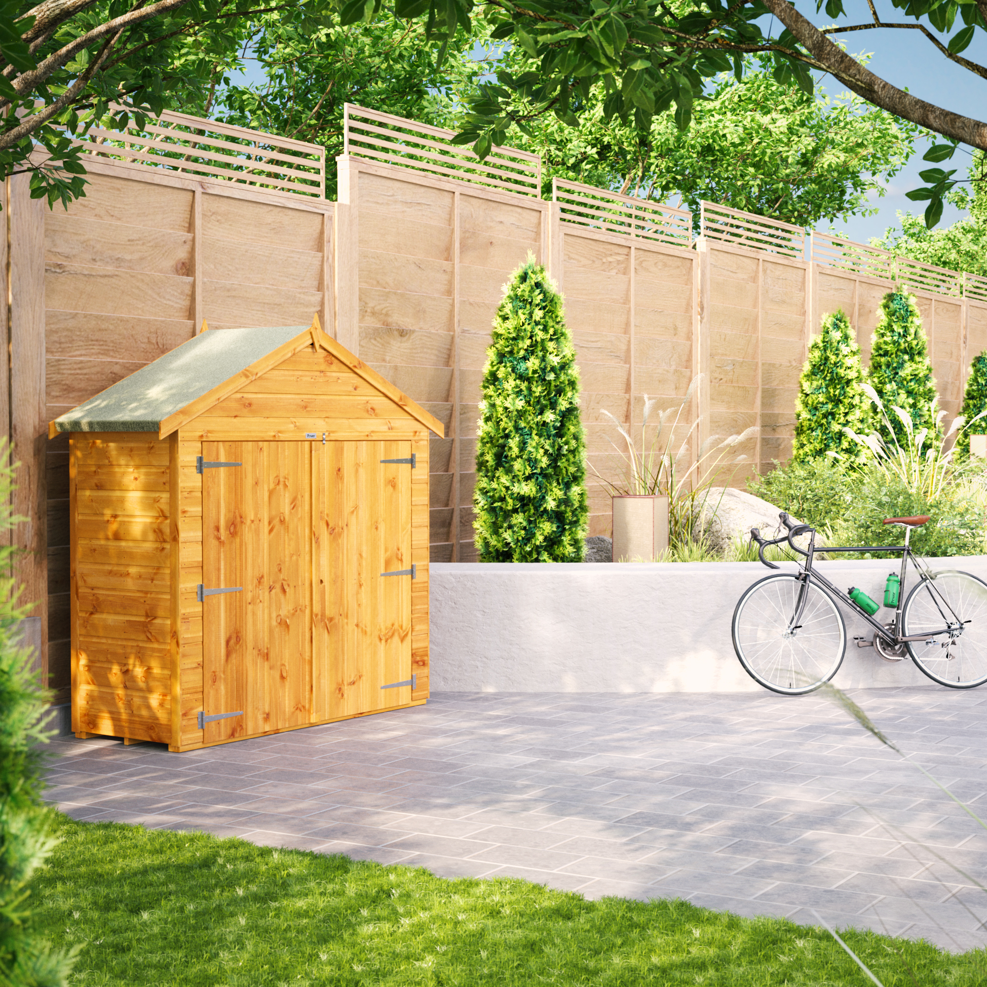 Image of Power Sheds 2 x 6ft Apex Bike Shed