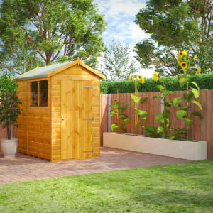 Power Sheds 6 x 4ft Apex Shiplap Dip Treated Shed