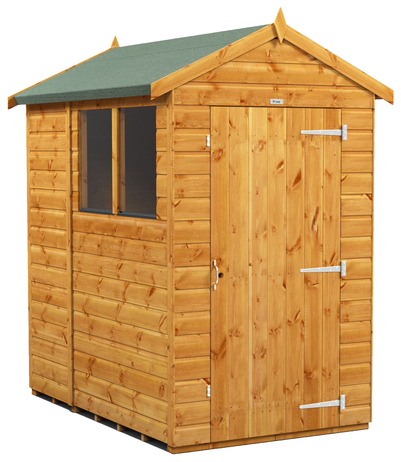 Power Sheds 6 x 4ft Apex Shiplap Dip Treated Shed