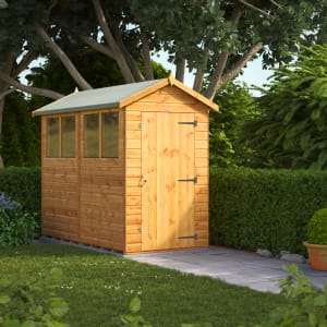 Power Sheds 8 x 4ft Apex Shiplap Dip Treated Shed