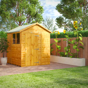 Power Sheds 6 x 6ft Apex Shiplap Dip Treated Shed