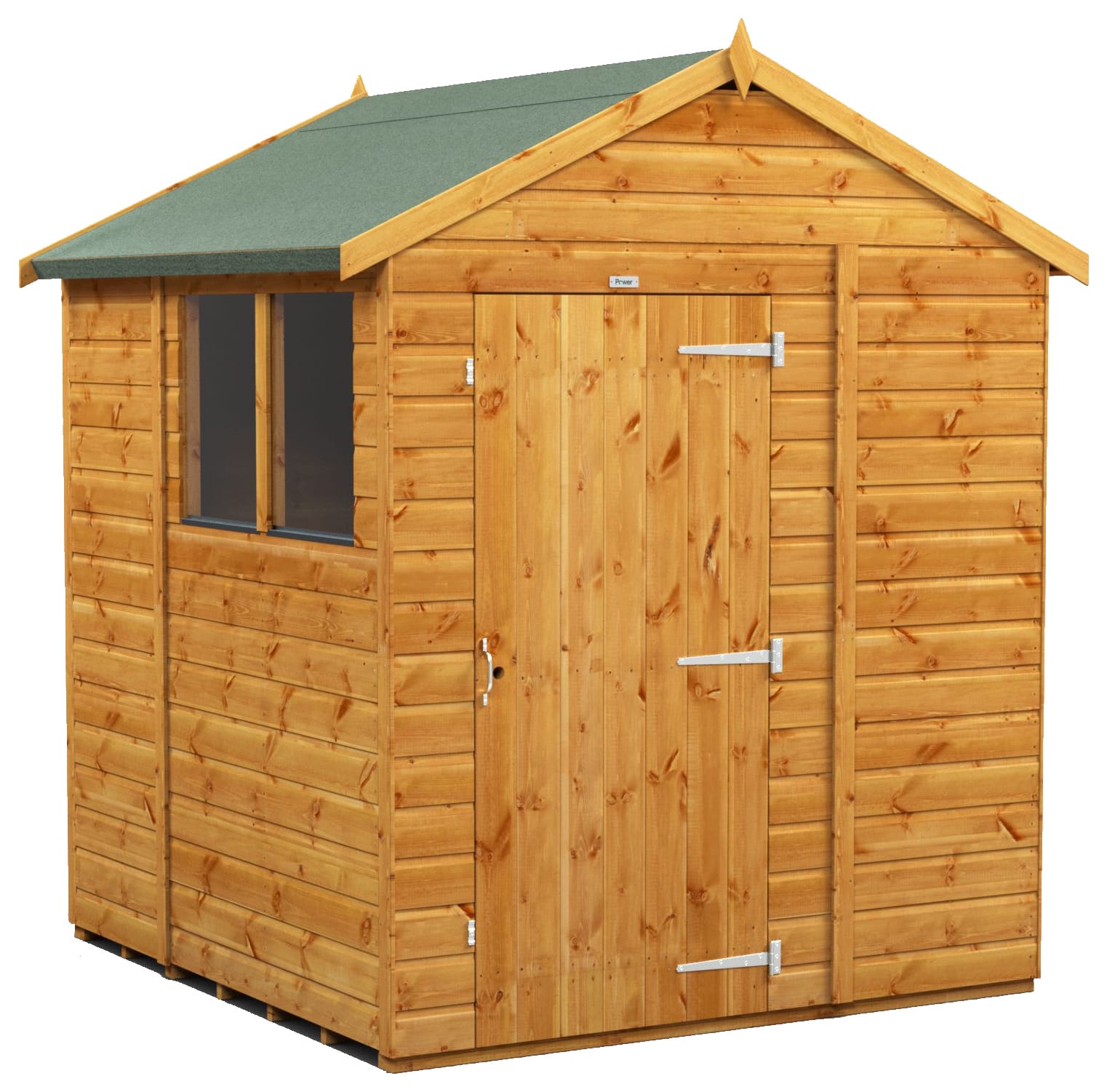 Power Sheds 6 x 6ft Apex Shiplap Dip Treated Shed Wickes.co.uk