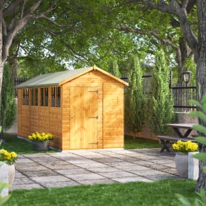 Power Sheds 18 x 6ft Apex Shiplap Dip Treated Shed